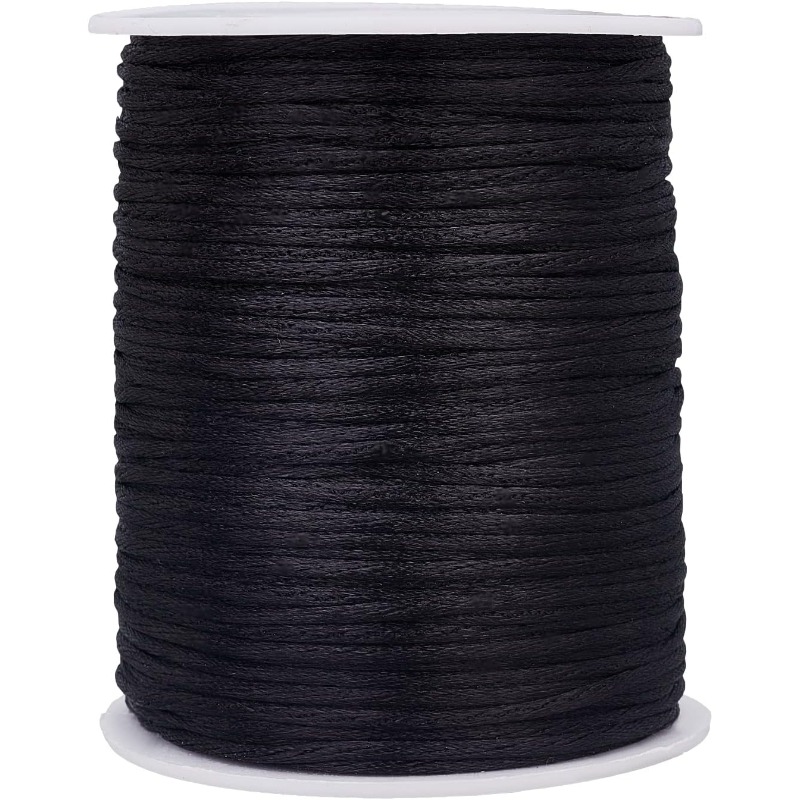 Ribbon Wired Satin - 106 Yards Rattail Satin Schnüre 2mm