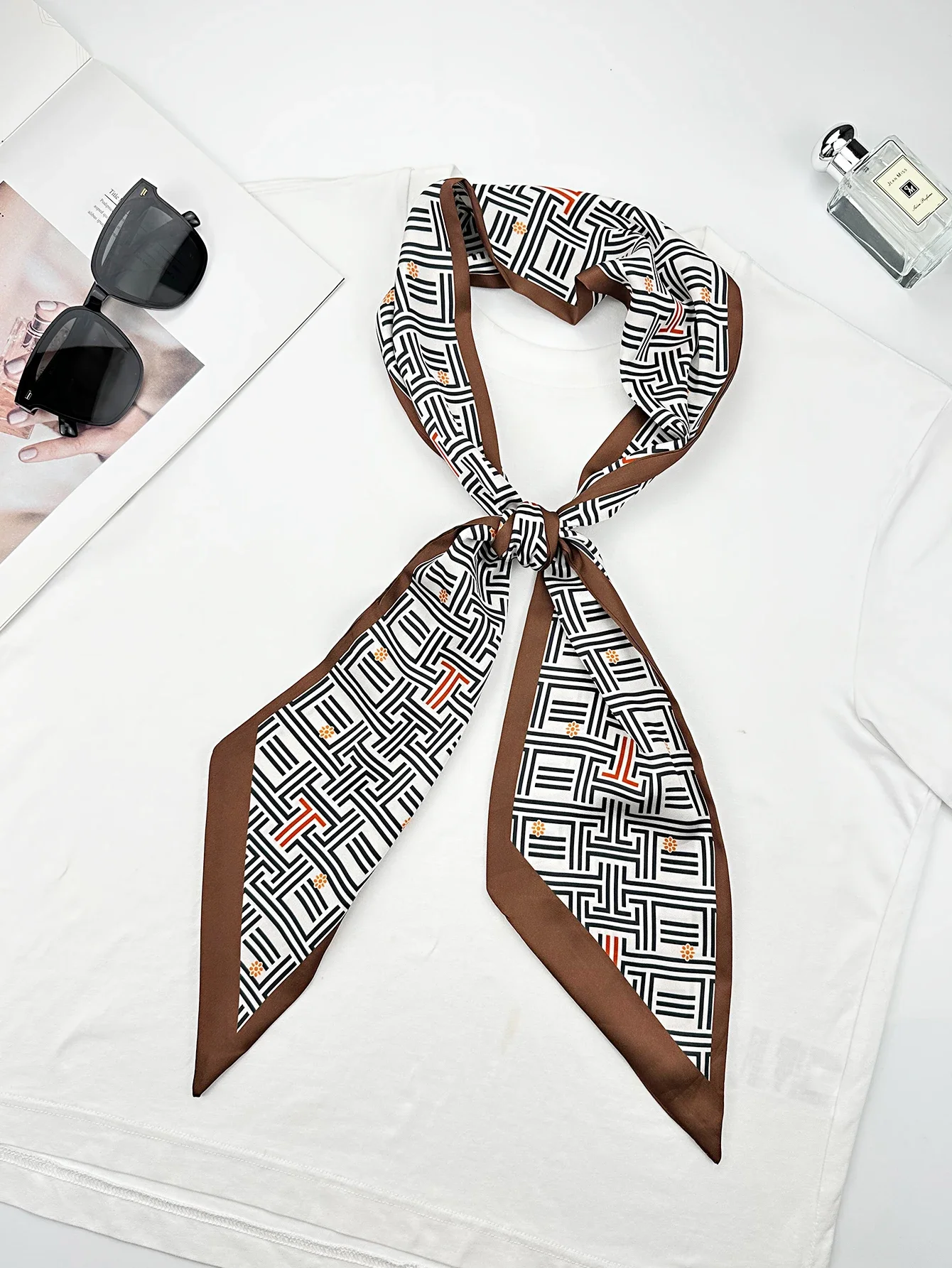 Luxus Geometrie Dünne Seide Sc – Ribbon Wired Satin Bewertung und Preis