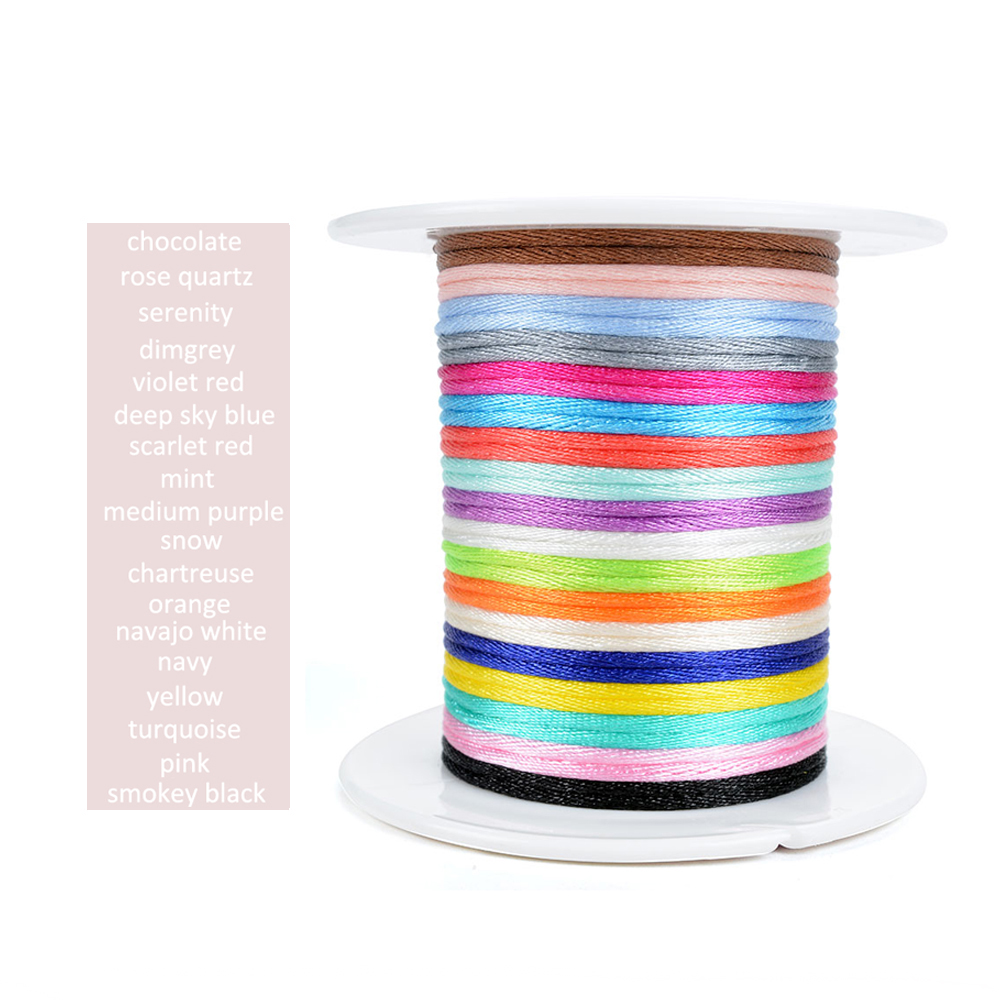 1,5mm Schnullerketten-DIY-Nylo – Ribbon Wired Satin Bewertung und Preis