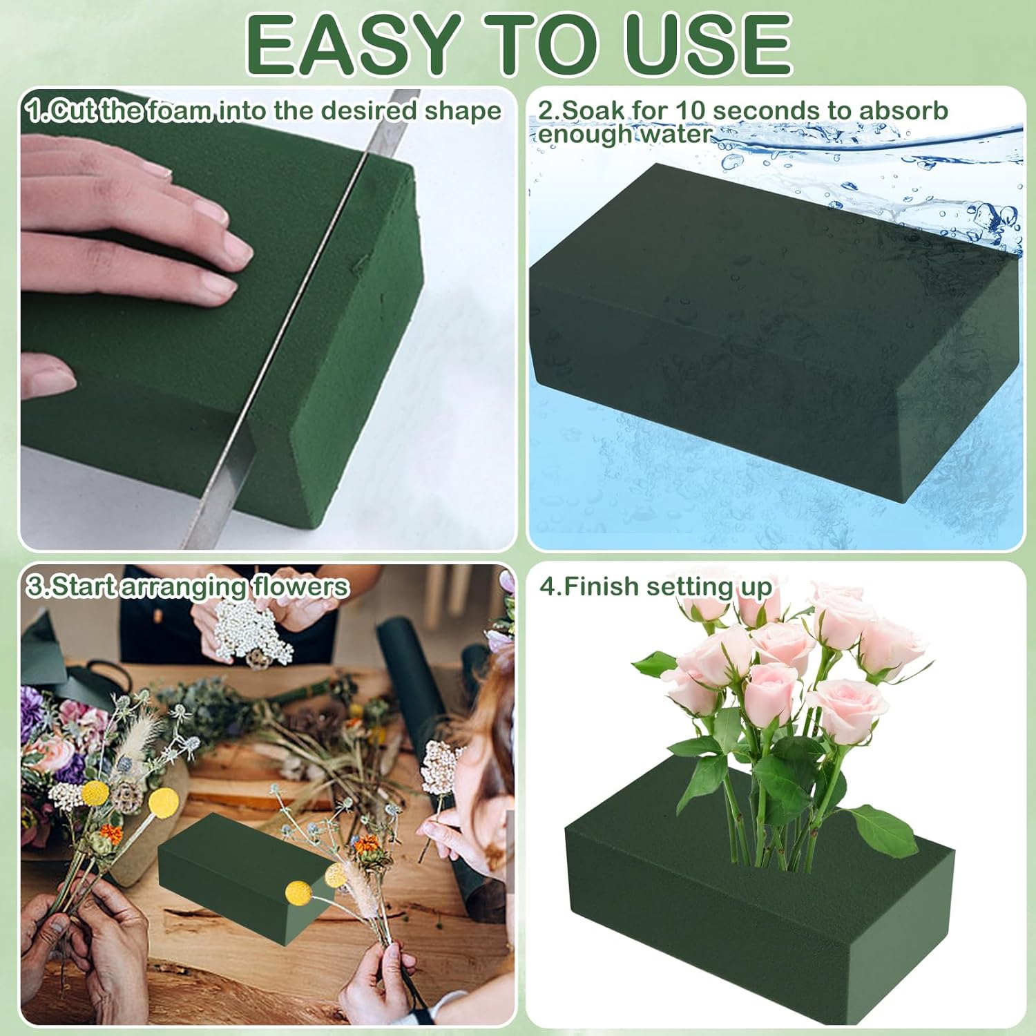 Saugfähiger Blumenschaum-Ziege – Floral Foam Oasis Bewertung und Preis